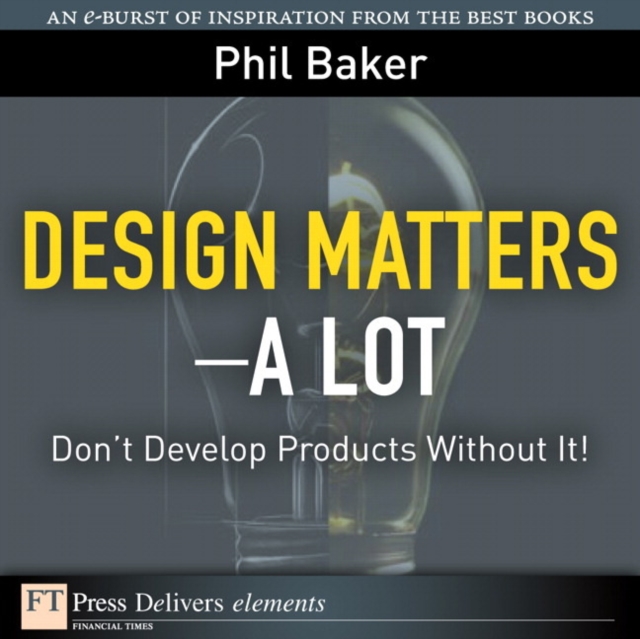 Book Cover for Design Matters--A Lot by Phil Baker