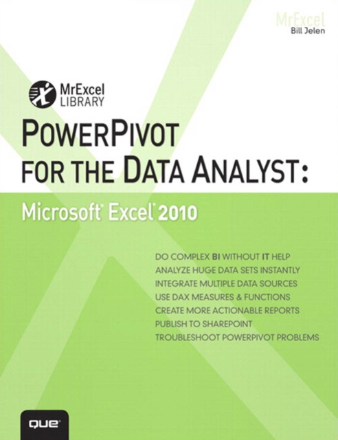 Book Cover for PowerPivot for the Data Analyst by Bill Jelen