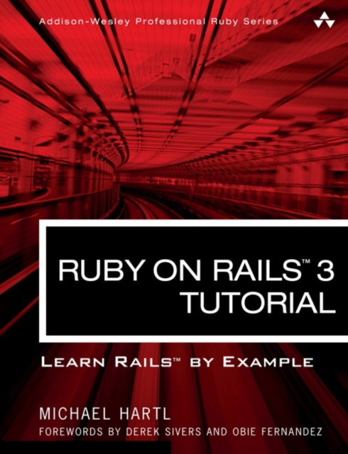 Book Cover for Ruby on Rails 3 Tutorial by Michael Hartl