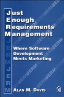 Book Cover for Just Enough Requirements Management by Alan Davis