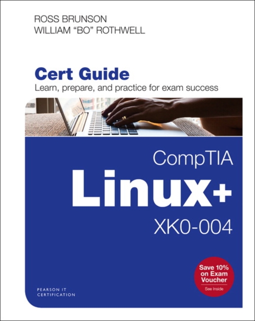 Book Cover for CompTIA Linux+ XK0-004 Cert Guide by Education, Pearson