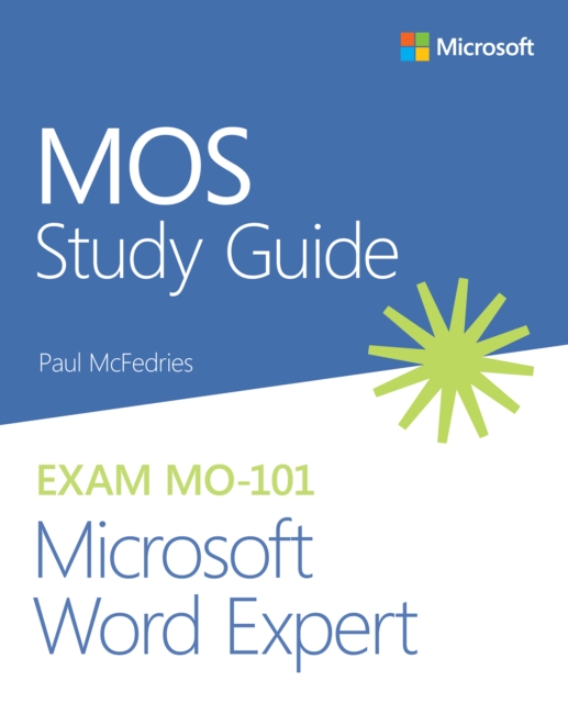 Book Cover for MOS Study Guide for Microsoft Word Expert Exam MO-101 by Paul McFedries