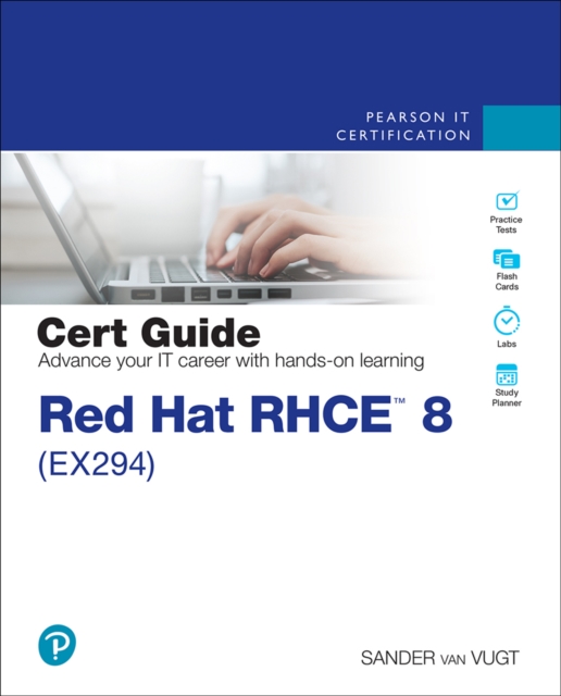 Book Cover for Red Hat RHCE 8 (EX294) Cert Guide by Sander van Vugt