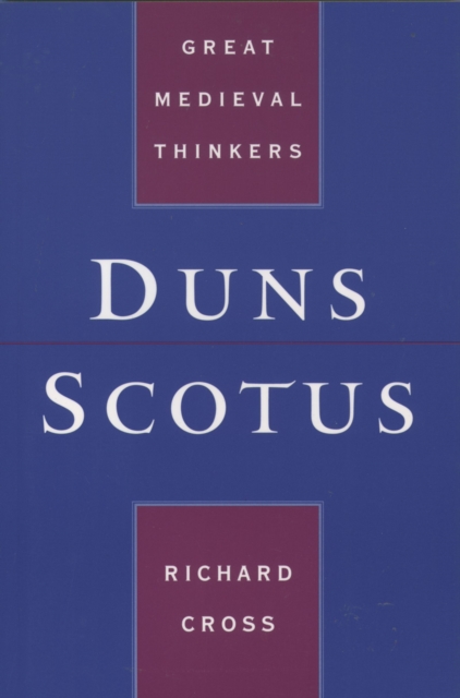 Book Cover for Duns Scotus by Richard Cross