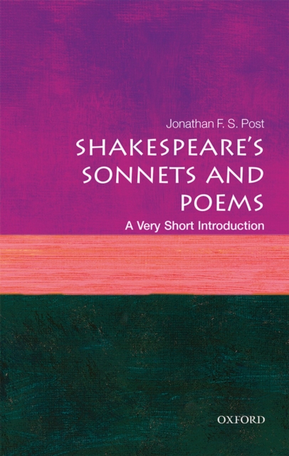 Book Cover for Shakespeare's Sonnets and Poems: A Very Short Introduction by Jonathan F. S. Post