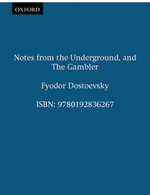 Book Cover for Notes from the Underground, and The Gambler by Dostoevsky, Fyodor