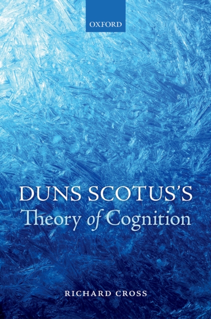 Book Cover for Duns Scotus's Theory of Cognition by Richard Cross