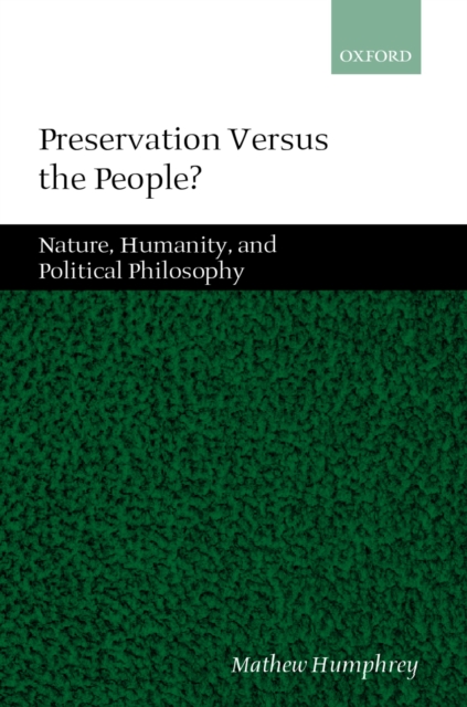 Book Cover for Preservation Versus the People? by Mathew Humphrey