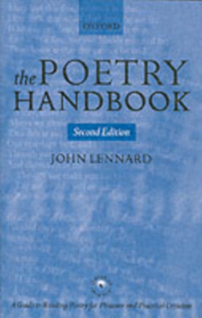 Book Cover for Poetry Handbook by Lennard, John