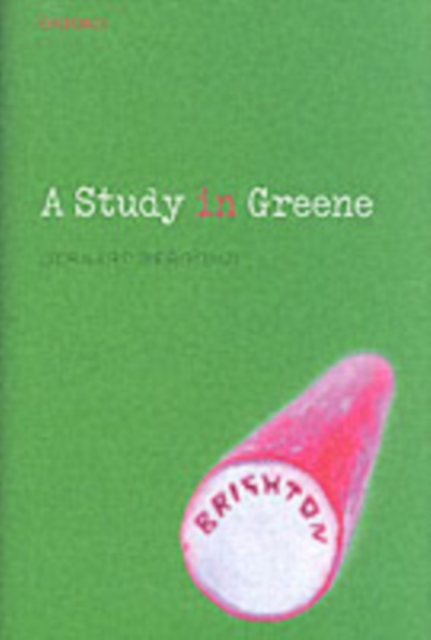 Book Cover for Study in Greene by Bergonzi, Bernard