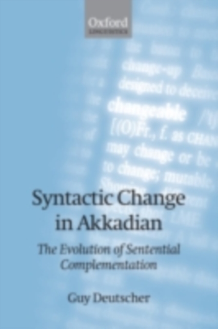 Book Cover for Syntactic Change in Akkadian by Guy Deutscher