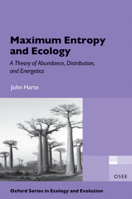 Book Cover for Maximum Entropy and Ecology by John Harte