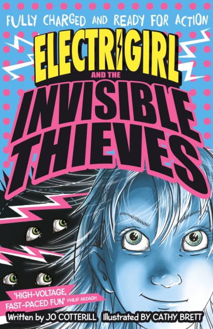 Book Cover for Electrigirl and the Invisible Thieves by Jo Cotterill