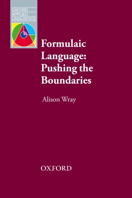 Book Cover for Formulaic Language by Wray, Alison