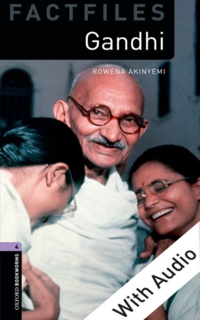 Book Cover for Gandhi - With Audio Level 4 Factfiles Oxford Bookworms Library by Rowena Akinyemi