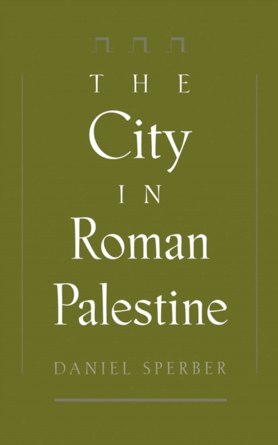 Book Cover for City in Roman Palestine by Daniel Sperber