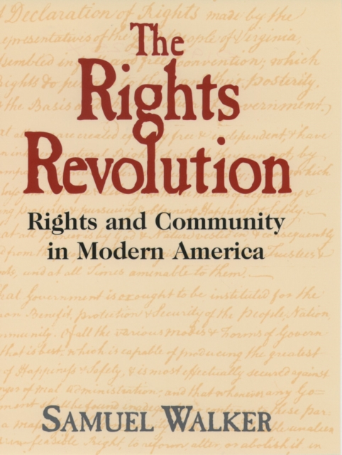 Book Cover for Rights Revolution by Walker, Samuel