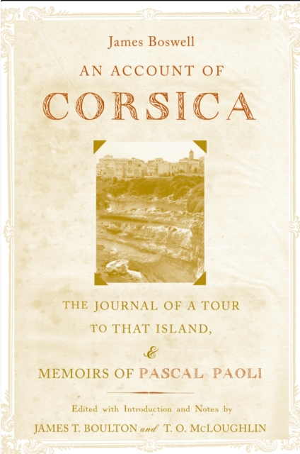 Book Cover for Account of Corsica, the Journal of a Tour to That Island; and Memoirs of Pascal Paoli by James Boswell