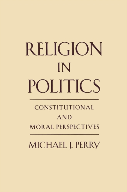 Book Cover for Religion in Politics by Michael J. Perry