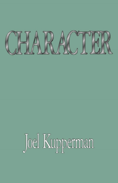 Book Cover for Character by Kupperman, Joel J.