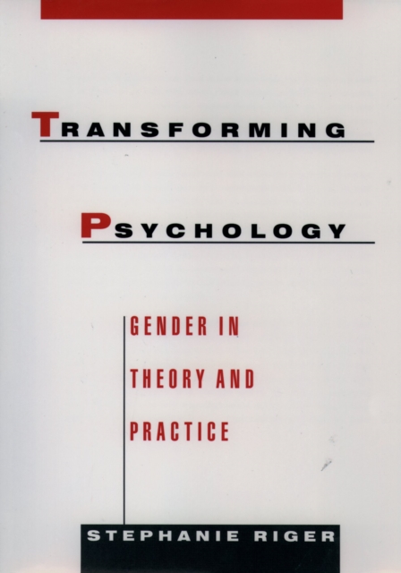 Book Cover for Transforming Psychology by Stephanie Riger