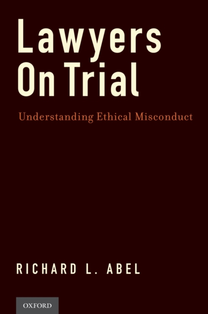 Book Cover for Lawyers on Trial by Richard L. Abel