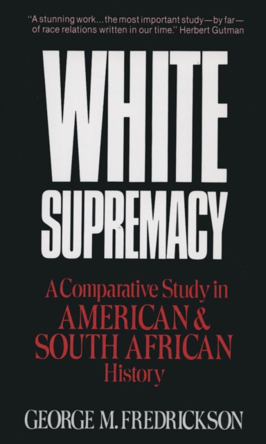 Book Cover for White Supremacy by Fredrickson, George M.