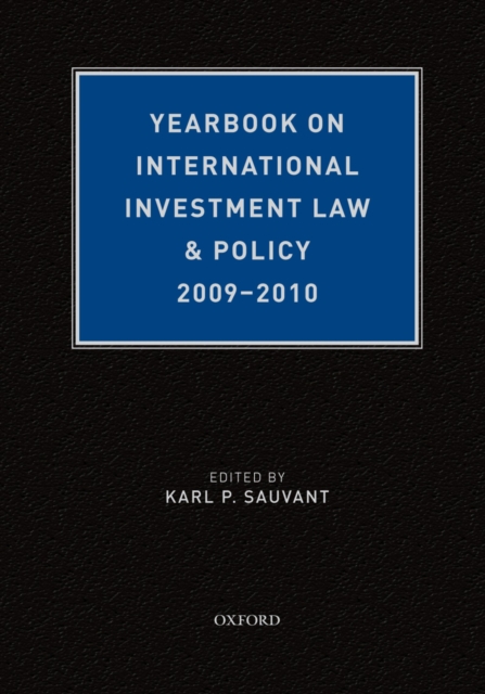 Book Cover for Yearbook on International Investment Law & Policy 2009-2010 by Karl P. Sauvant