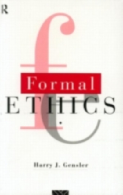 Book Cover for Formal Ethics by Harry J. Gensler