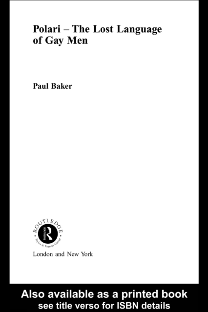 Book Cover for Polari - The Lost Language of Gay Men by Paul Baker