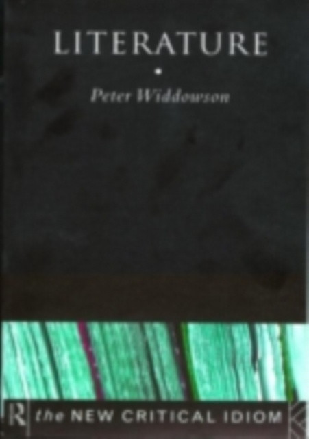 Book Cover for Literature by Peter Widdowson