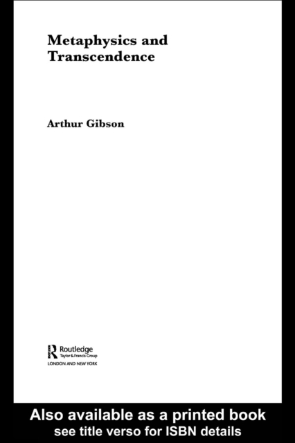 Book Cover for Metaphysics and Transcendence by Gibson, Arthur