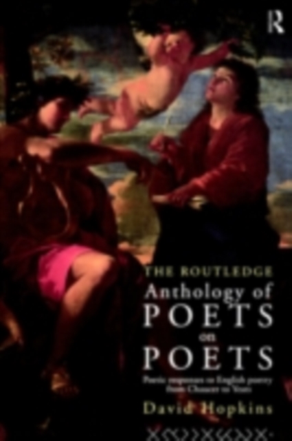 Book Cover for Routledge Anthology of Poets on Poets by Hopkins, David