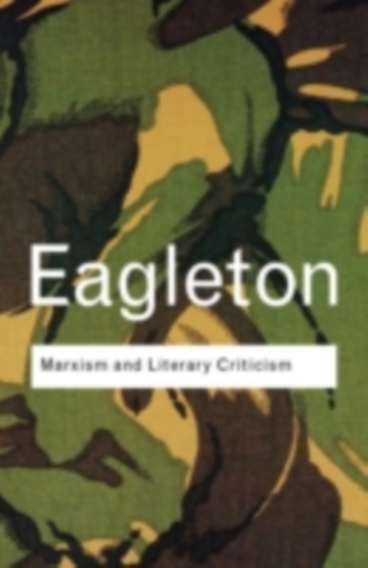 Book Cover for Marxism and Literary Criticism by Terry Eagleton