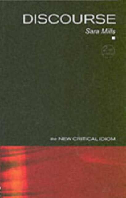 Book Cover for Discourse by Mills, Sara