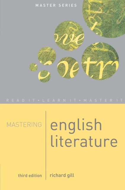 Book Cover for Mastering English Literature by Richard Gill