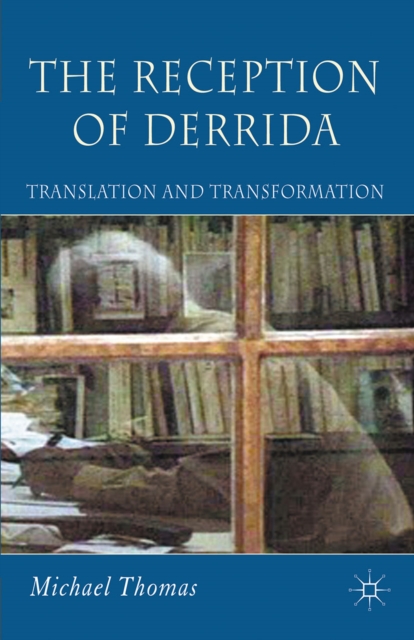 Book Cover for Reception of Derrida by M. Thomas