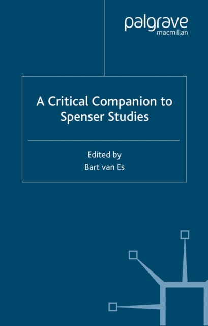 Book Cover for Critical Companion to Spenser Studies by Es, Bart Van