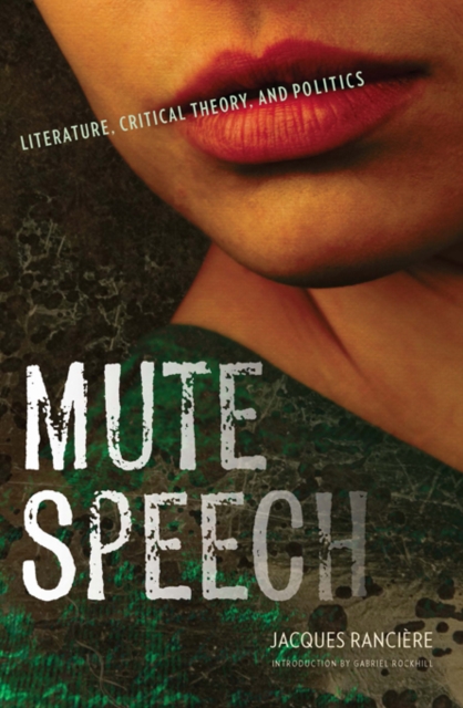 Book Cover for Mute Speech by Jacques Ranciere