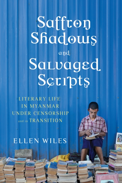 Book Cover for Saffron Shadows and Salvaged Scripts by Ellen Wiles