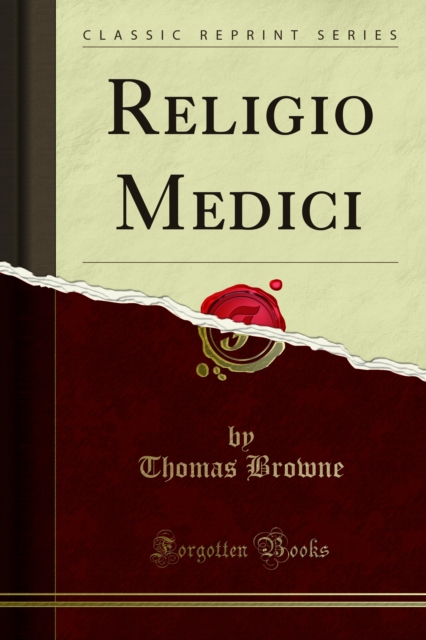 Book Cover for Religio Medici by Thomas Browne