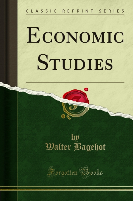 Book Cover for Economic Studies by Walter Bagehot