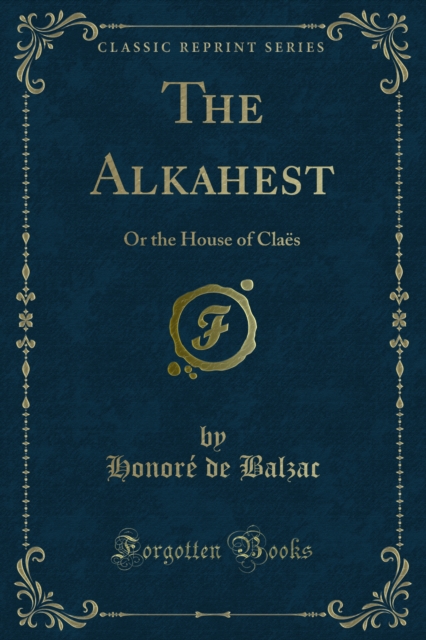 Book Cover for Alkahest by Honore de Balzac