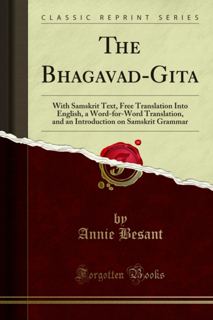 Book Cover for Bhagavad-Gita by Annie Besant