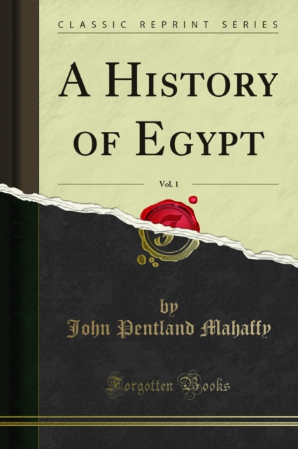 Book Cover for History of Egypt by John Pentland Mahaffy