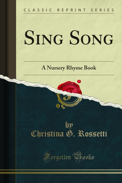 Book Cover for Sing Song by Rossetti, Christina G.