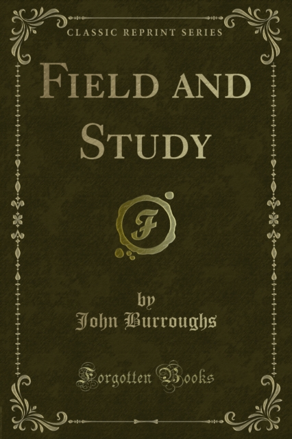 Book Cover for Field and Study by John Burroughs