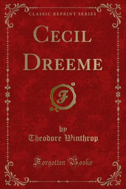 Book Cover for Cecil Dreeme by Theodore Winthrop