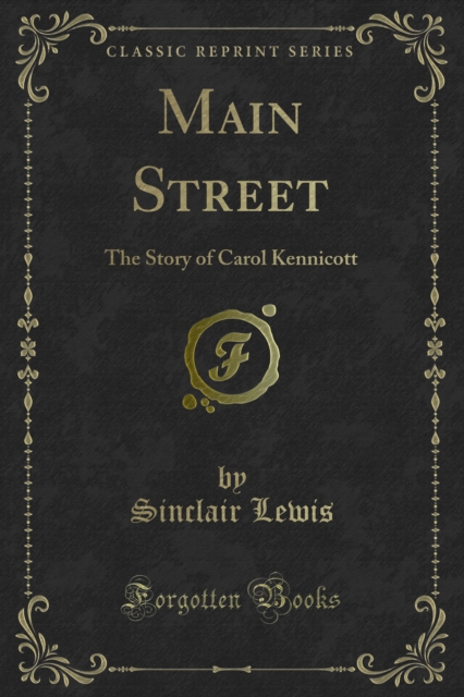 Book Cover for Main Street by Sinclair Lewis