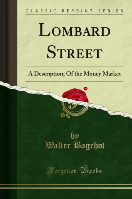 Book Cover for Lombard Street by Walter Bagehot